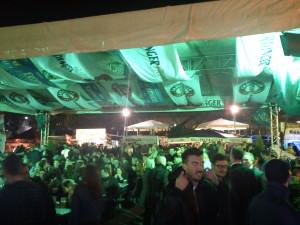 big crowd's at Dublin's Oktoberfest