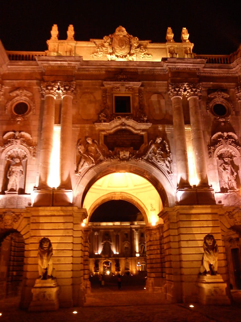 Castle Hill at night, Budapest