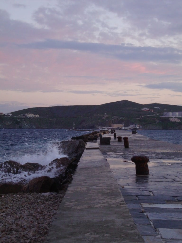 Shore of Syros, best greek cyclades island