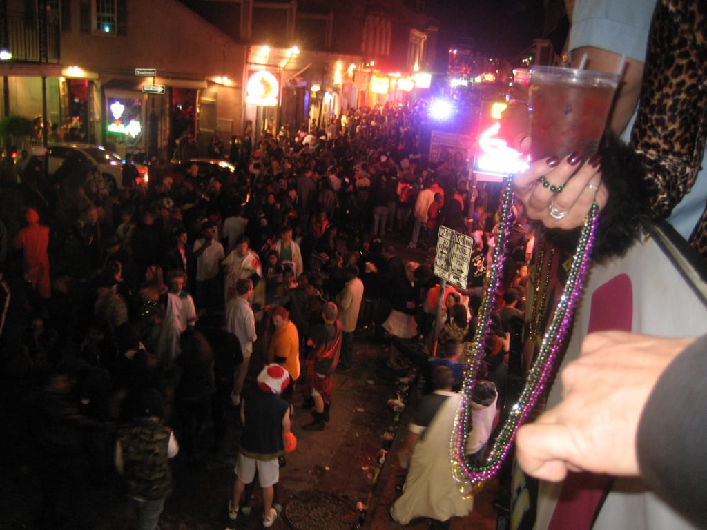 You could earn a ticket to party on New Orleans' famed Bourbon Street. travel reward cards