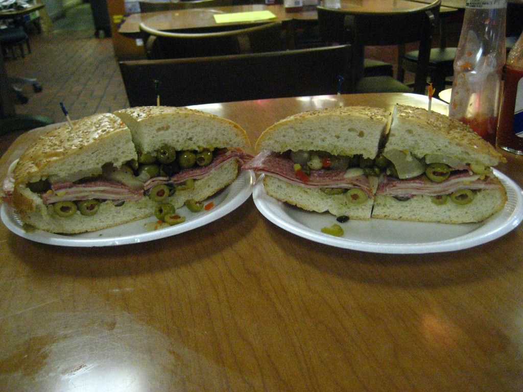 The Muffaletta: One of the greatest sandwich's the human race has ever created, New Orleans.