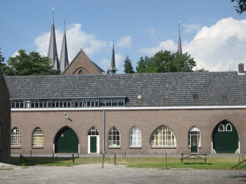 Inside the de Koningshoeven monastery/brewery, the La Trappe brewery