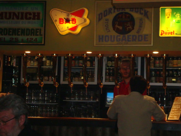 Upstairs bar at the Delirium Cafe, Biggest beer selection in the world