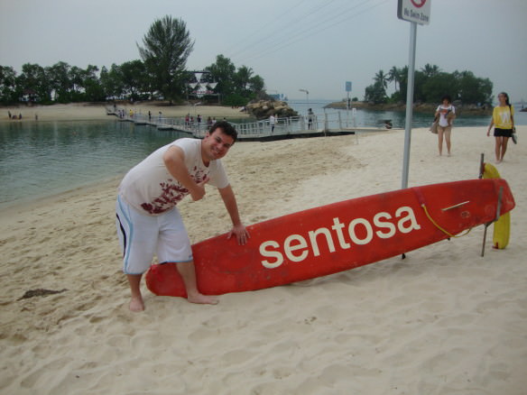 Singapore beach surf, beach in singapore