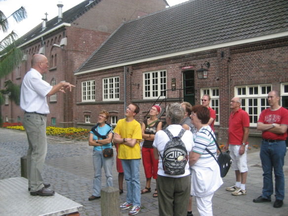 the La Trappe brewery tour, Dutch guide