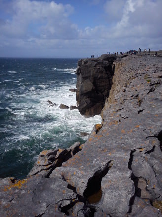 west coast of Ireland, cliffs and sea