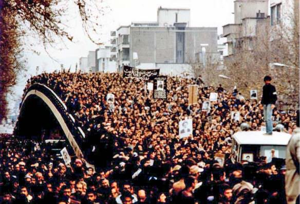 Mass demonstration in Tehran http://en.wikipedia.org/wiki/File:Mass_demonstration.jpg