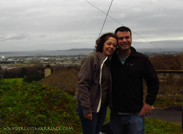 View of Dublin from the Wicklow Mountains