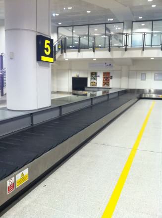 Avoid waiting here for your luggage to appear!