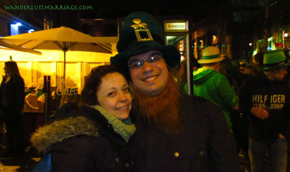 Temple Bar, St Paddy's day