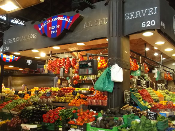 Spanish market food