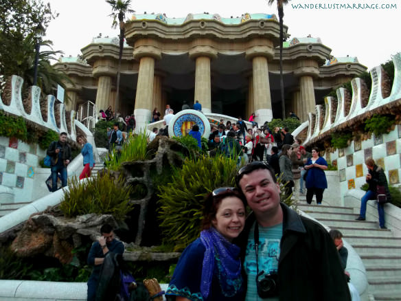 Alex and Bell at Parc Guell