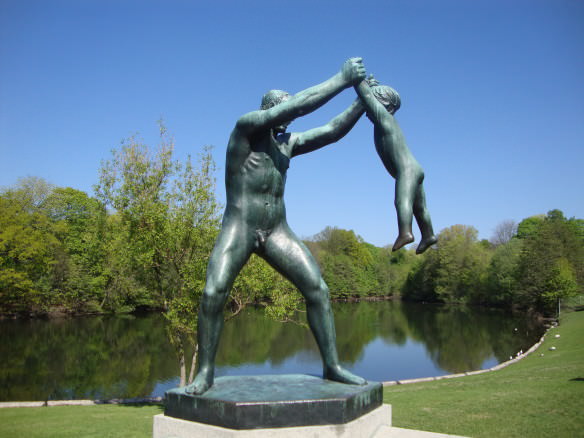penis statue in Oslo park