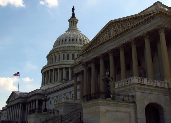 The US Capital Building in Washington, DC