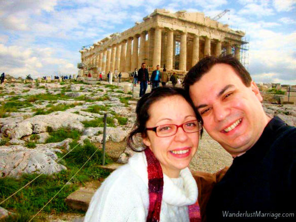 Athens-Parthenon on Acropolis