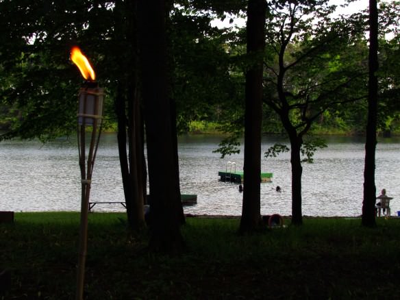 Tiki Torch in Darien Lake
