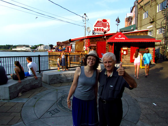 A stop in Portsmouth, New Hampshire during Alex's Dad's visit, on our way to Maine.