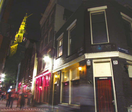 Amsterdam Redlight district - door close