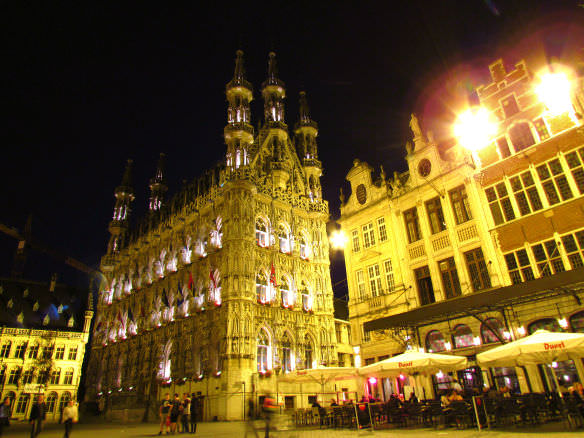 Leuven Cathedral at Night