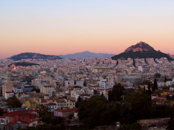 Athens Sunset Lycebettus