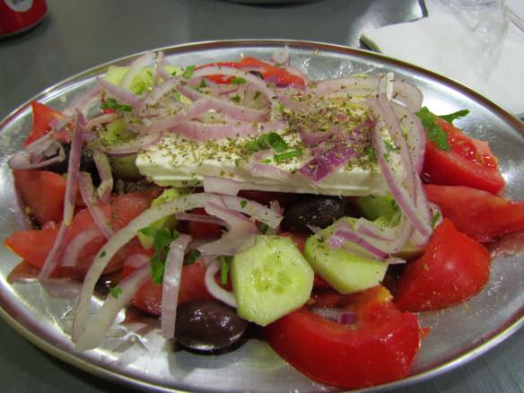 Greek salads are a favorite for those looking to eat a bit lighter.