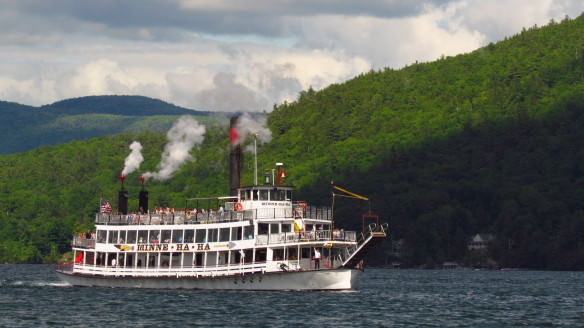 Beautiful Lake George, New York in the Adirondack Mountains.