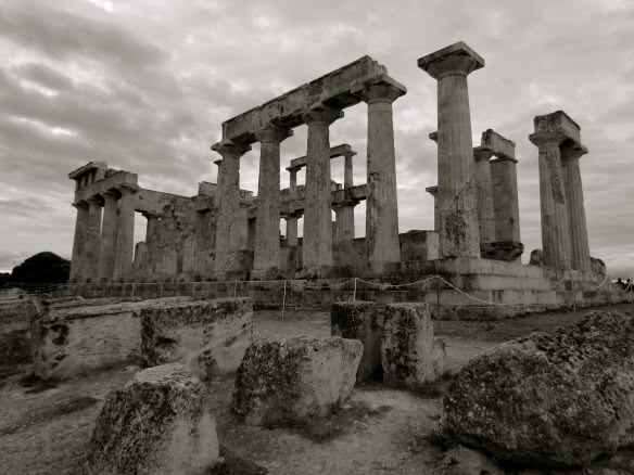 Temple of Aiphaia on the island of Aegina, Greece.