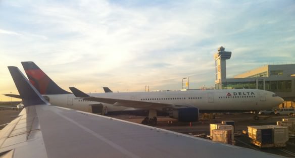 Delta airlines planes on the tarmac