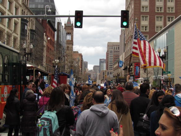 Greek Parade in Copley Square