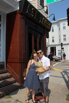 L Street Tavern Boston, with Ted Bear