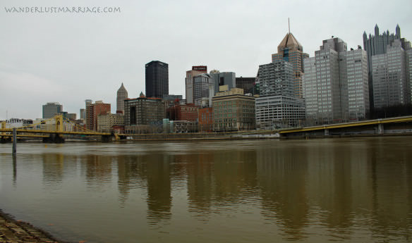 Downtown Pittsburgh, 10 year wedding anniversary