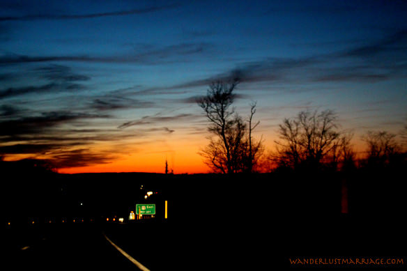 roadtripSunset