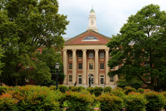 The beautiful Administrative offices at UNC-Chapel Hill, the USA's oldest public university. 