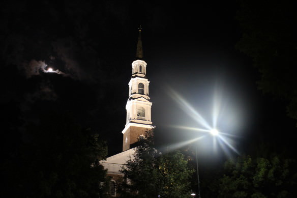 Chapel Hill, North Carolina at night