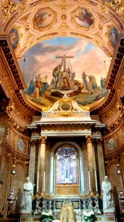 Bergamo Italy Church Alter and Fresco