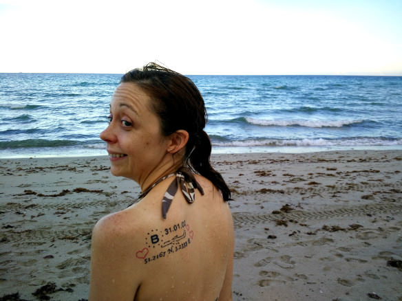 Hollywood Beach Tattoo Girl