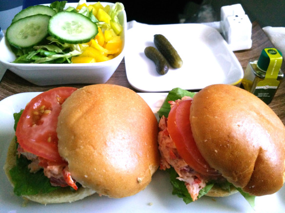 Delta elite lobster rolls lunch