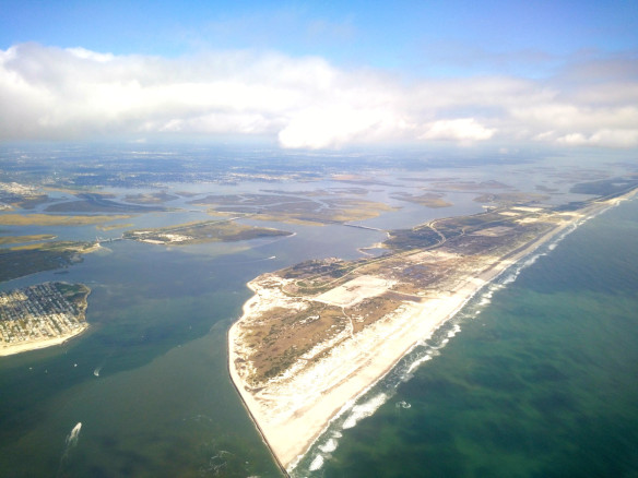 New York Shore from Delta Flight