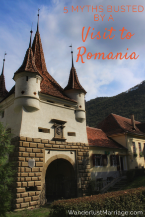 Castle pin for Romania