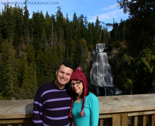 Alexander waterfall in British Columbia