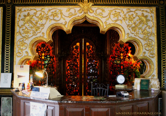 Entrance at the Palace of Gold