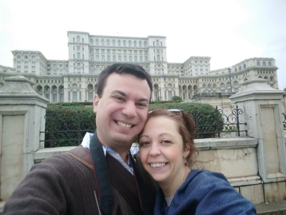 Alex & Bell Front of Parliament