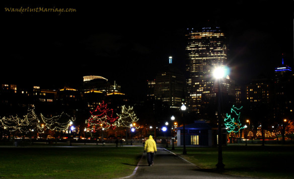 Boston Common Christmas Lights