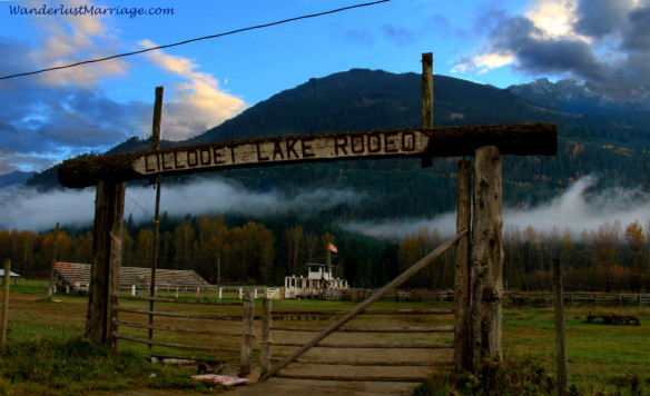 Rodeo grounds in BC