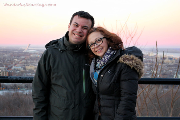 Mont Royal at sunset, Montreal