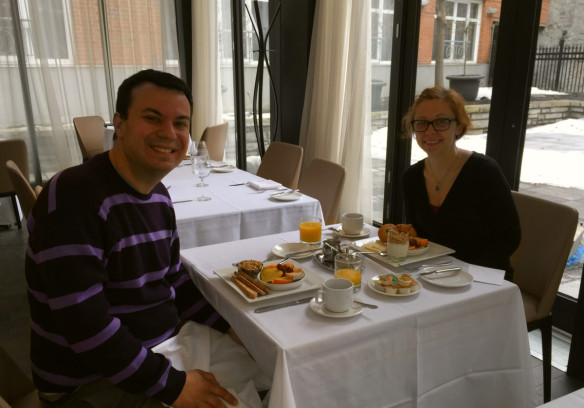 Le St. Sulpice breakfast at Sinclair Restaurant, Romantic Getaway Montreal