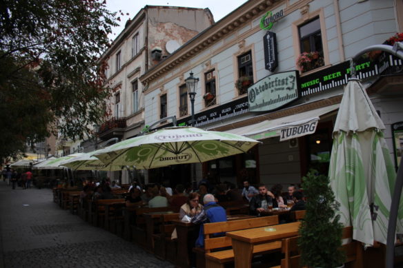 Bucharest, Romania Old Town, Oktoberfest, Beer Hall