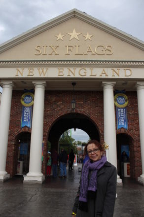 Six Flags New England entrance