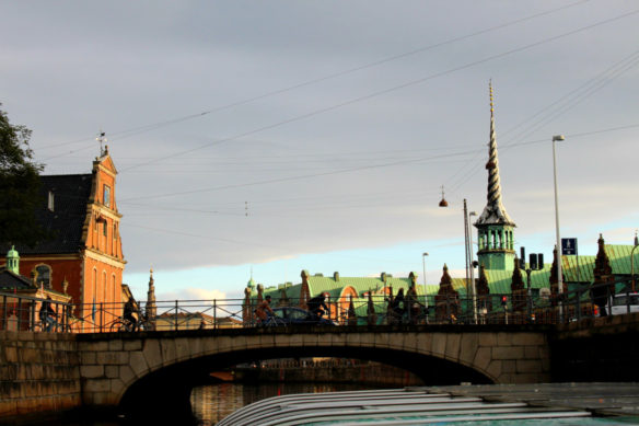 Copenhagen Old Stock Exchange, canal boat cruise