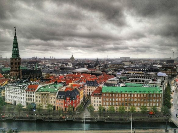 View of Copenhagen from Christiansborg Palace (Danish Parliament)